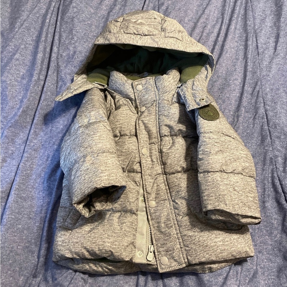 Baby Gap Puffer Winter Jacket 18-24m removable hood  Great Condition worn Once